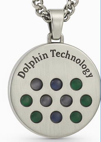 Pendant 02 - Quantum Grid Dolphin Energy Necklace (PreSale)